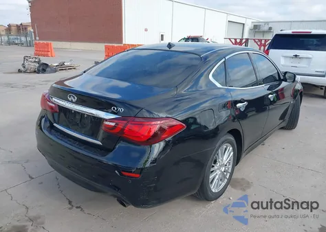 2018 Infiniti Q70 3.7 Luxe z USA, uszkodzony, nr VIN JN1BY1AP5JM180379